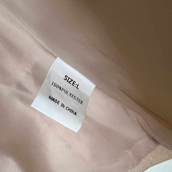 Blazer NWOTs women's large brown camel tan double breast - Picture 8 of 8